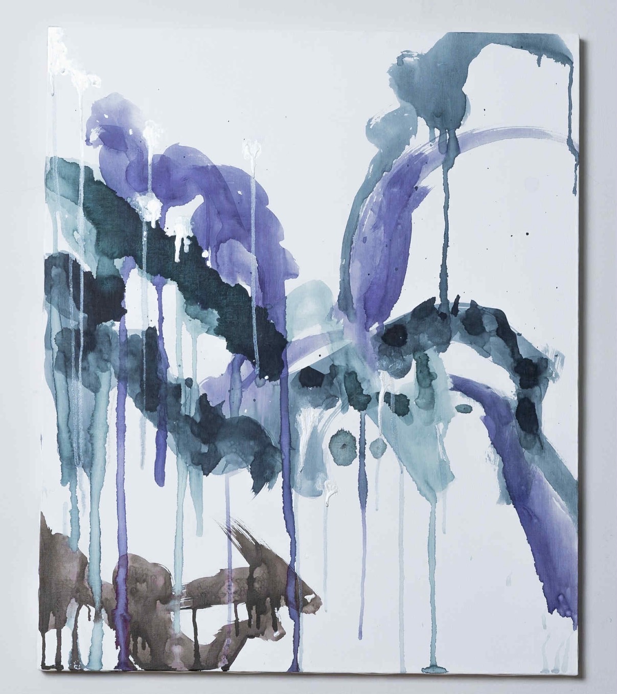 【RIO UMEZAWAの2号サイズ抽象画】1995年頃の初期作品【美品、レア】 RIO UMEZAWA 個展「YURAGI」 | Space WOW